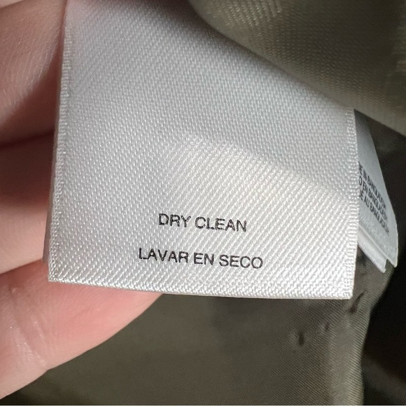 Anne Klein Linen Blend Olive Green Single Button Jacket Blazer 3/4 Sleeve Sz XL - Picture 7 of 12